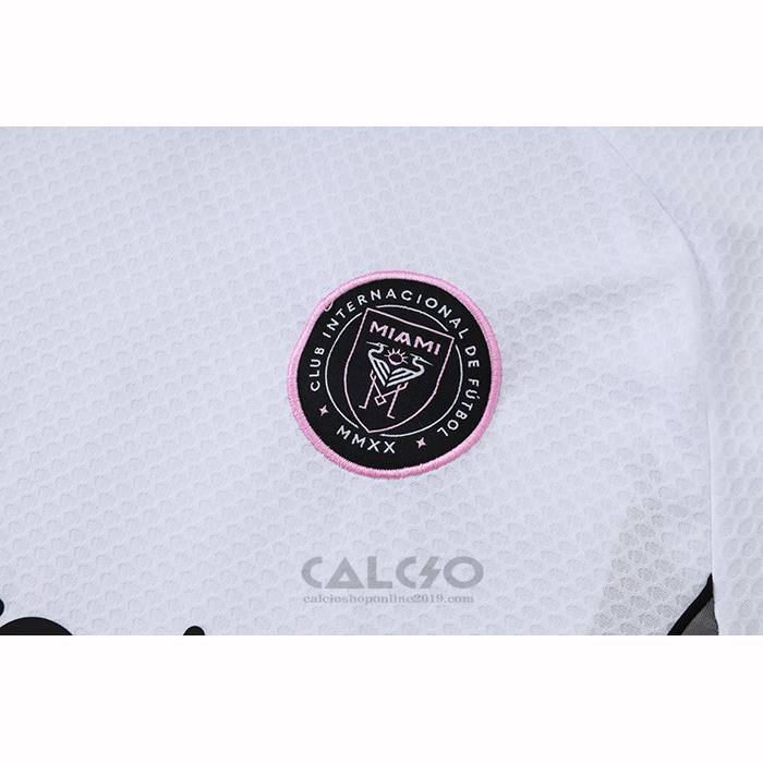 Tuta da Track Inter Miami Manica Corta 2025-2026 Bianco - Pantaloncini